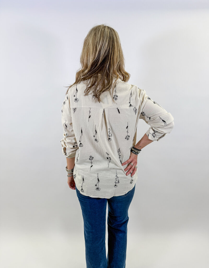 J.HOFFMAN'S Kairo Top- Cream