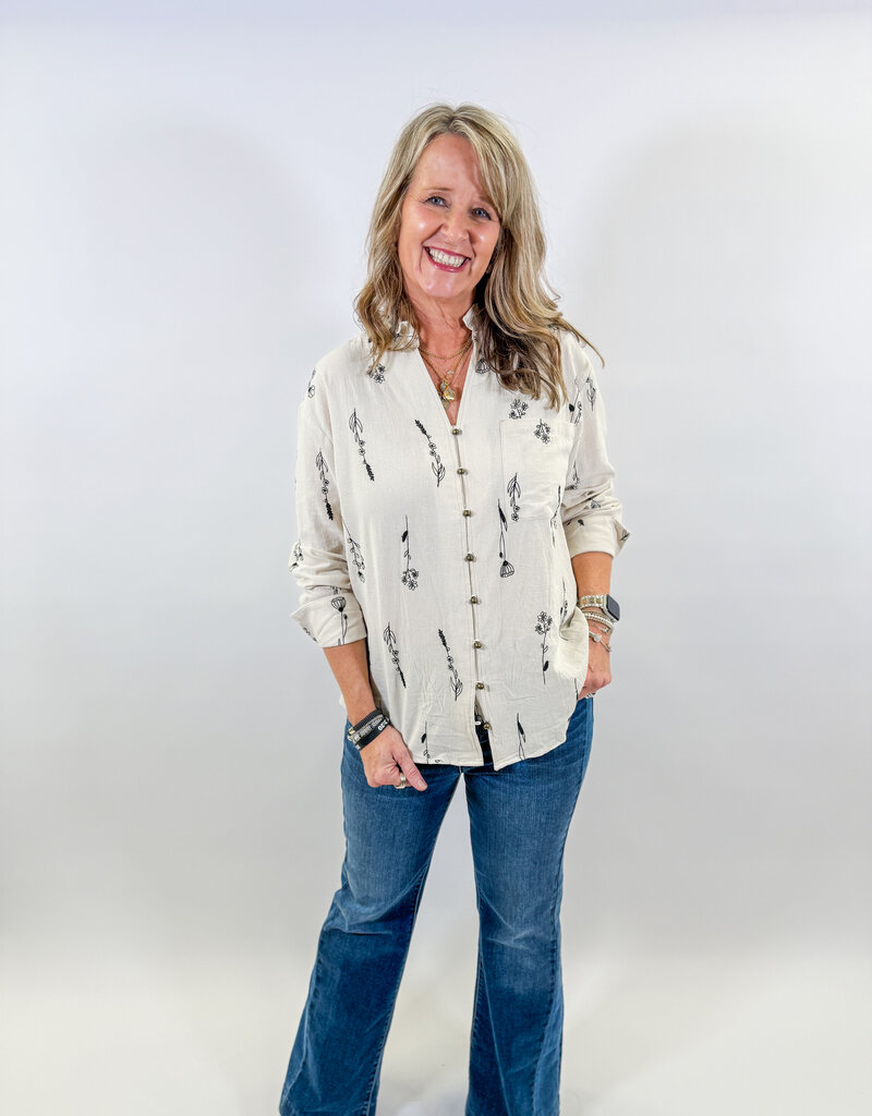 J.HOFFMAN'S Kairo Top- Cream