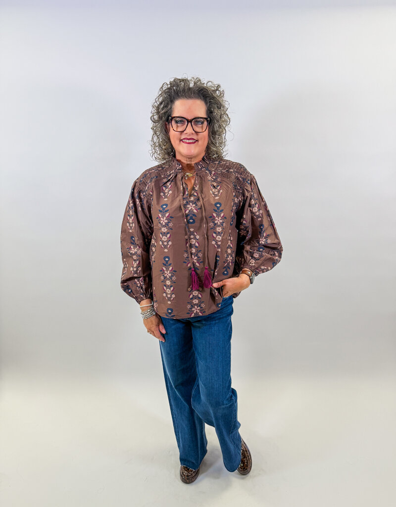 J.HOFFMAN'S Silvan Top- Brown