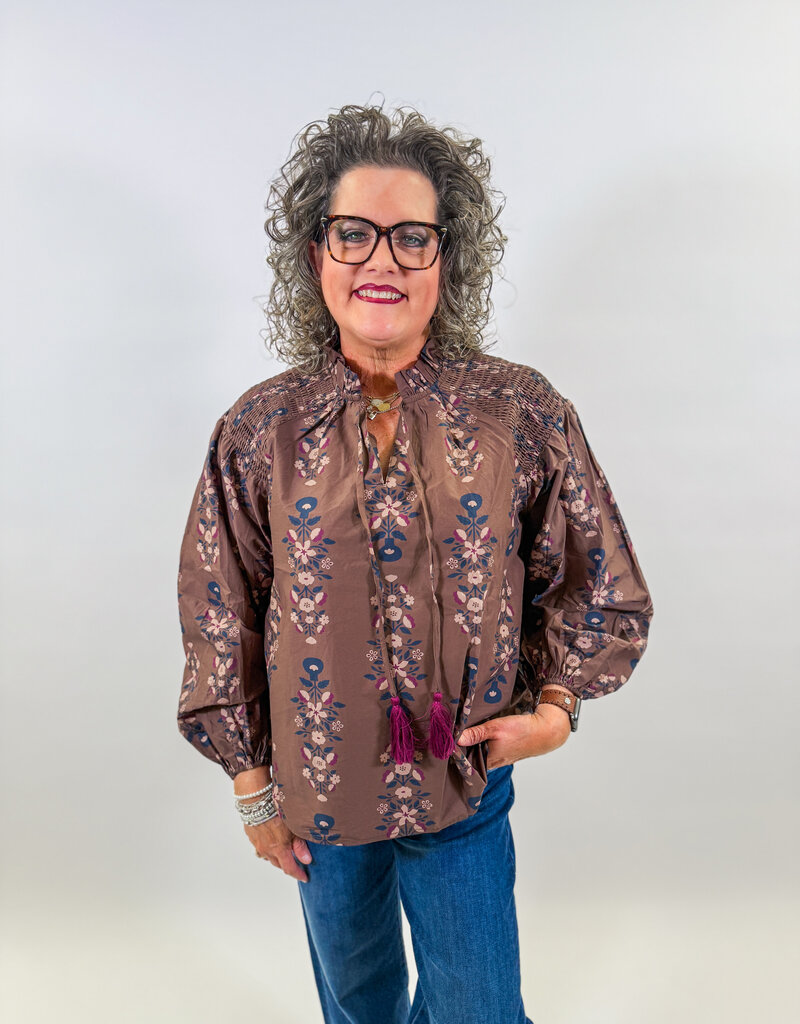 J.HOFFMAN'S Silvan Top- Brown