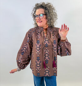 J.HOFFMAN'S Silvan Top- Brown