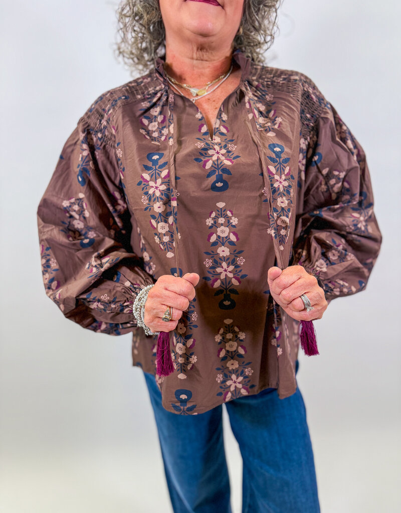 J.HOFFMAN'S Silvan Top- Brown