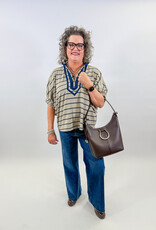 J.HOFFMAN'S Faye Top- Taupe