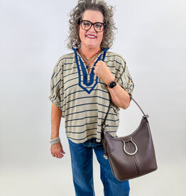 J.HOFFMAN'S Faye Top- Taupe