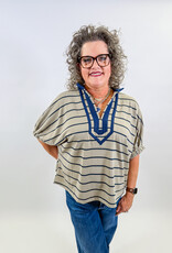 J.HOFFMAN'S Faye Top- Taupe