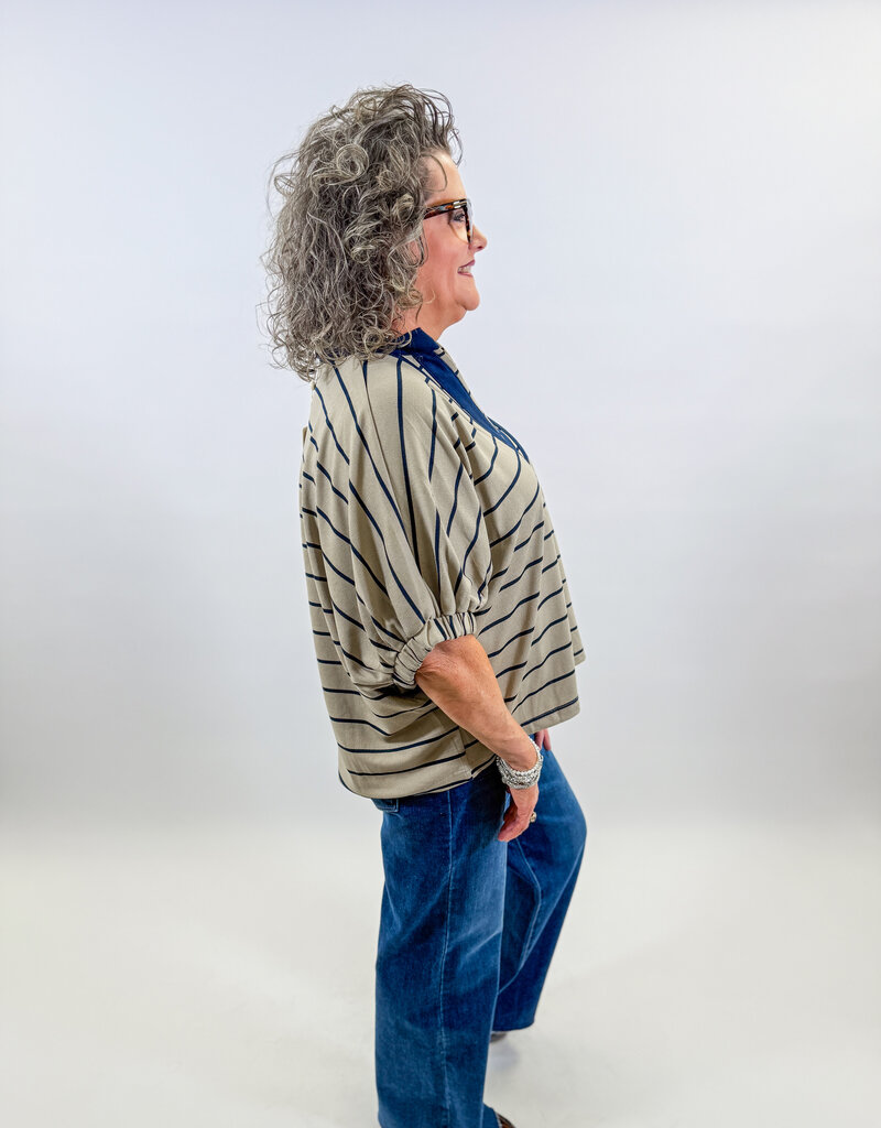 J.HOFFMAN'S Faye Top- Taupe