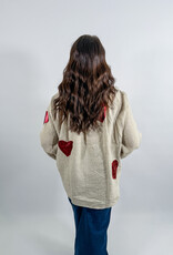 J.HOFFMAN'S Cupid Top- Metallic Hearts