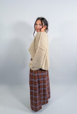 J.HOFFMAN'S Sabi Pant- Hazelnut Checks