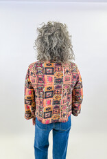 J.HOFFMAN'S Terry Popover Top- Plum