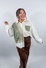 J.HOFFMAN'S Etta Khaki Top