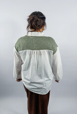 J.HOFFMAN'S Etta Khaki Top