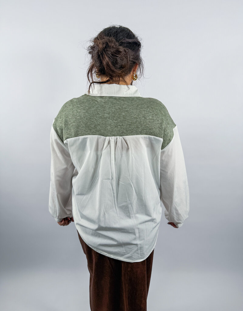 J.HOFFMAN'S Etta Khaki Top