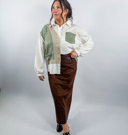 J.HOFFMAN'S Thalen Skirt- Brown