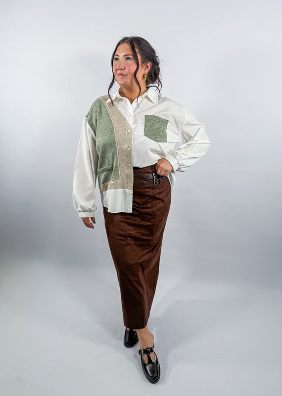 J.HOFFMAN'S Thalen Skirt- Brown