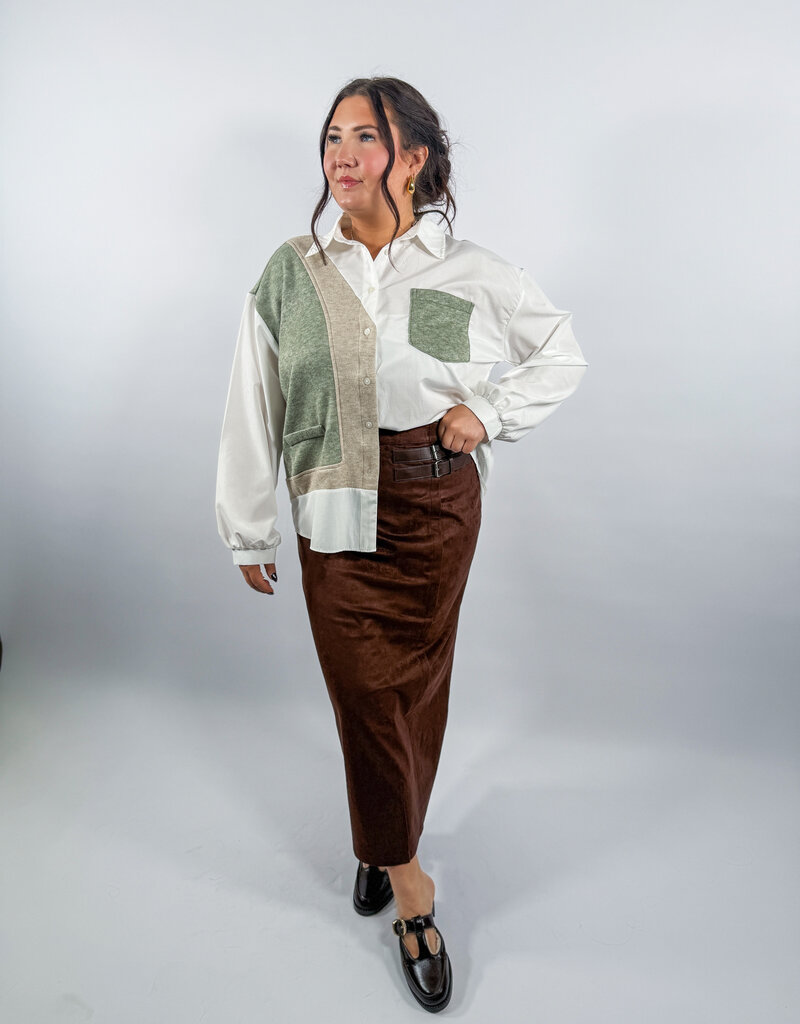 J.HOFFMAN'S Thalen Skirt- Brown