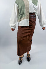 J.HOFFMAN'S Thalen Skirt- Brown