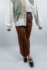 J.HOFFMAN'S Thalen Skirt- Brown