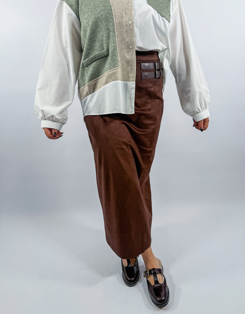 J.HOFFMAN'S Thalen Skirt- Brown