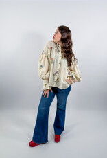 J.HOFFMAN'S Fenn Top= Ecru