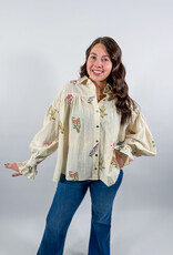 J.HOFFMAN'S Fenn Top= Ecru