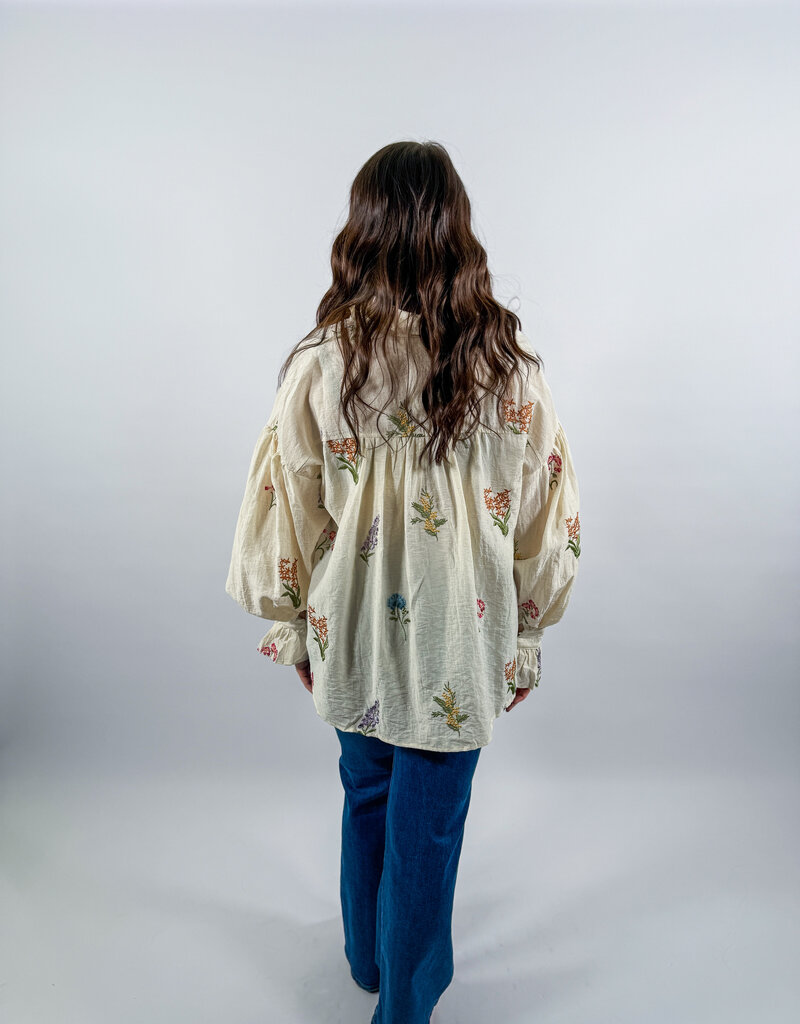 J.HOFFMAN'S Fenn Top= Ecru