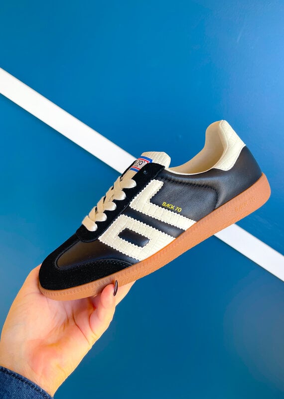 J.HOFFMAN'S CLoud NC Sneaker- Black/ Milk