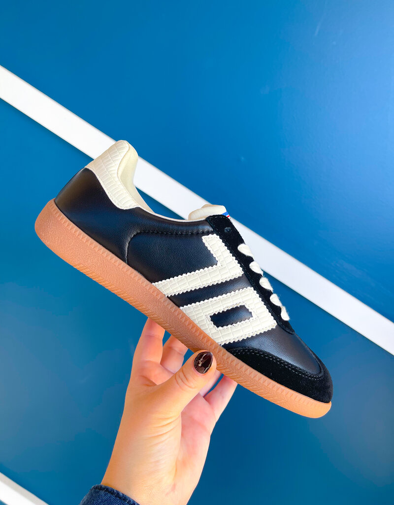 J.HOFFMAN'S CLoud NC Sneaker- Black/ Milk