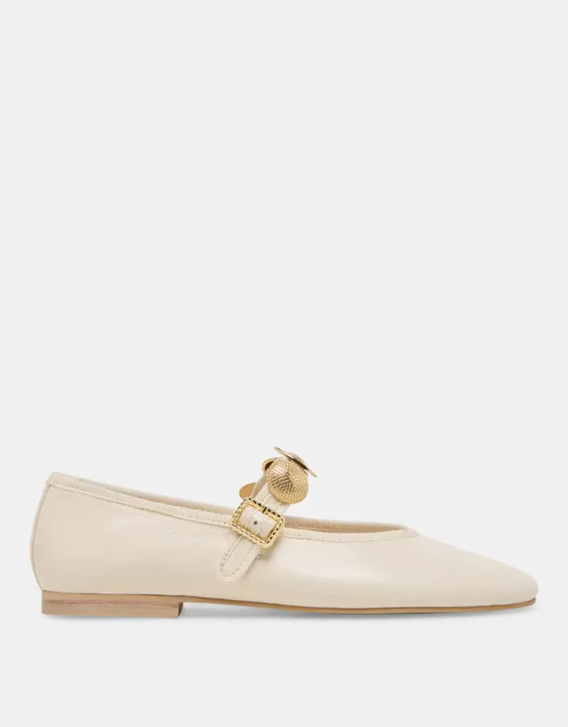 J.HOFFMAN'S Relan Ballet Flat- Off White