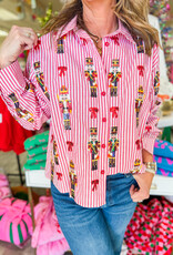 J.HOFFMAN'S Queen of Sparkles Scattered Nutcracker Top