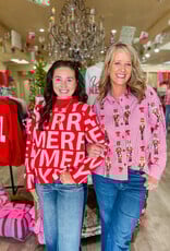 J.HOFFMAN'S Merriest Sweater- Red