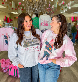 J.HOFFMAN'S Marfa Candy Cane Sweatshirt