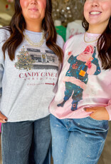 J.HOFFMAN'S Marfa Candy Cane Sweatshirt