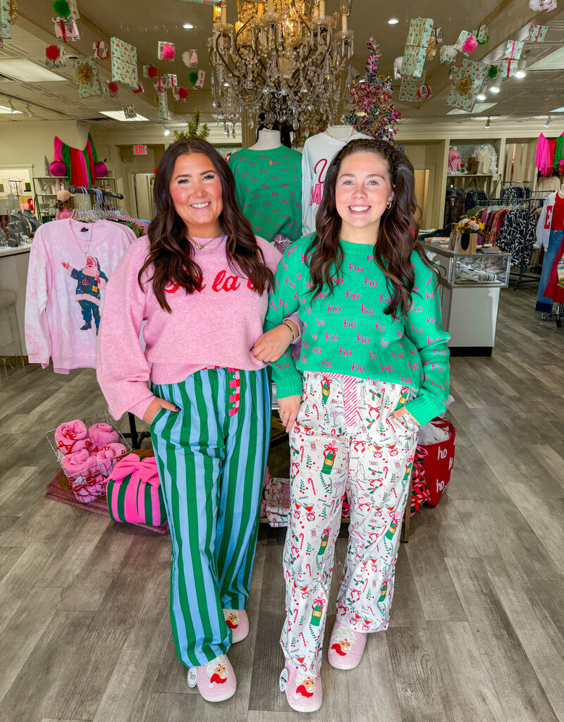 J.HOFFMAN'S Festive Stripe Boxer Pant