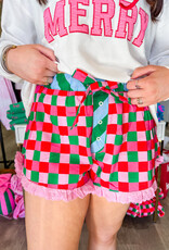 J.HOFFMAN'S Checkered Boxer Short- Multi