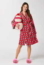 J.HOFFMAN'S Checkered Robe- Multi