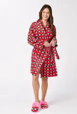 J.HOFFMAN'S Checkered Robe- Multi