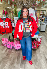 J.HOFFMAN'S Noel Cardigan- Red