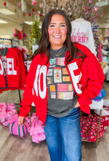 J.HOFFMAN'S Noel Cardigan- Red