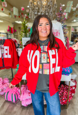 J.HOFFMAN'S Noel Cardigan- Red