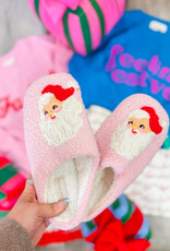 J.HOFFMAN'S Fuzzy Slippers- Santa