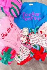 J.HOFFMAN'S Fuzzy Slippers- Santa