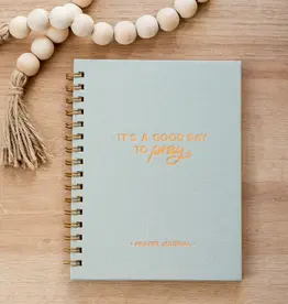 J.HOFFMAN'S Prayer Journal- Green Linen