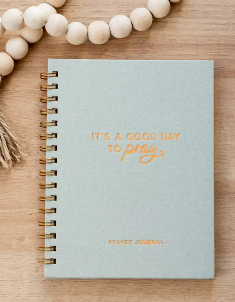 J.HOFFMAN'S Prayer Journal- Green Linen