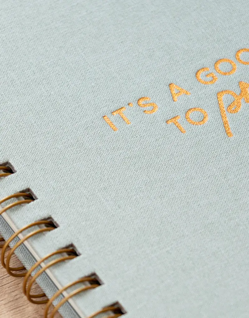 J.HOFFMAN'S Prayer Journal- Green Linen