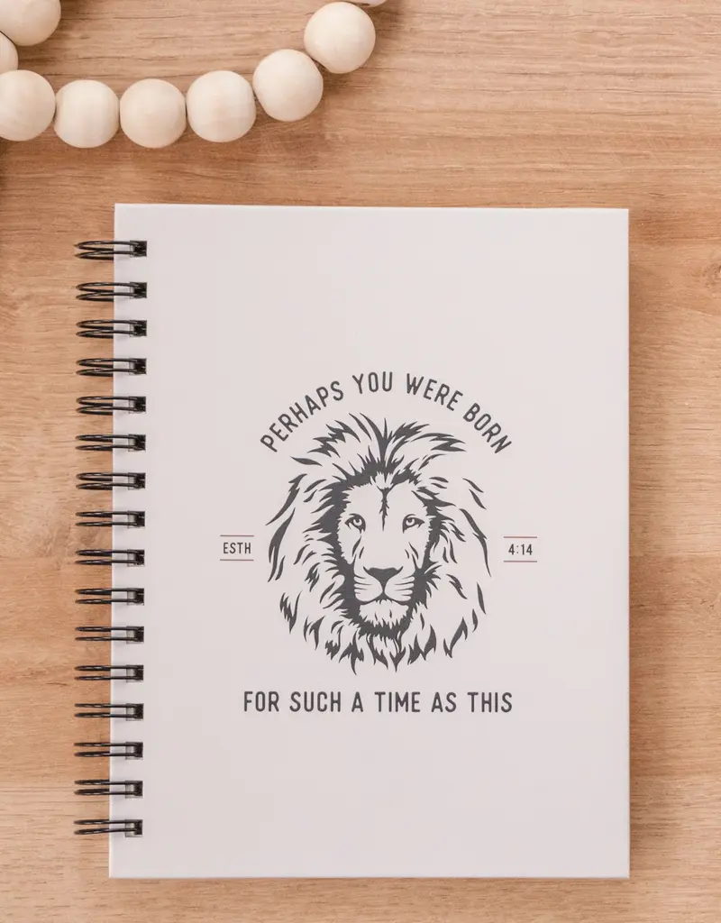 J.HOFFMAN'S Such A TIme As This Esther Lion Hardcover Journal