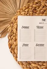 J.HOFFMAN'S Weekly Planner Notepad