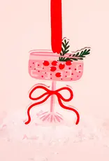 J.HOFFMAN'S Holiday Tree Ornament- Cranberry Cosmo