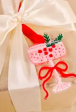 J.HOFFMAN'S Holiday Tree Ornament- Cranberry Cosmo