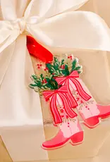 J.HOFFMAN'S Holiday Tree Ornament- Festive Cowgirl