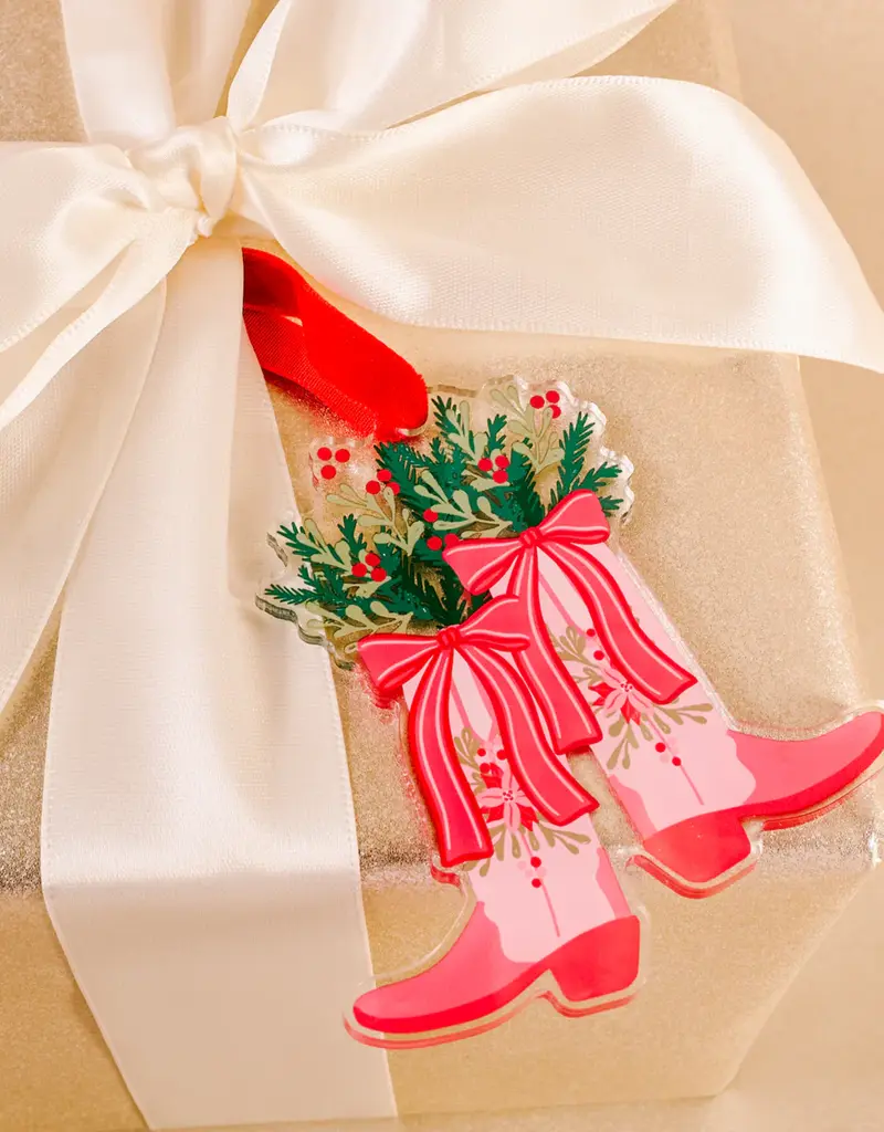 J.HOFFMAN'S Holiday Tree Ornament- Festive Cowgirl